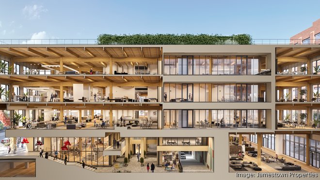 Jamestown goes vertical on Ponce timber office building - Atlanta ...