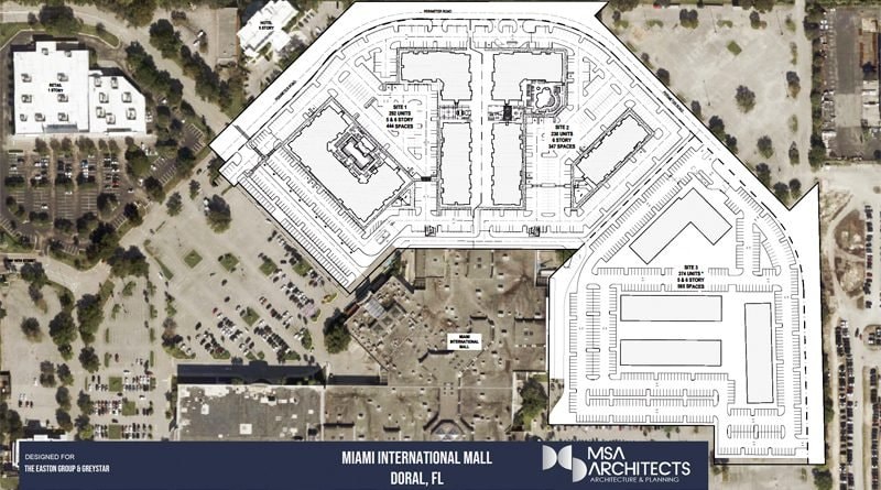 Redevelopment proposed with up to 896 homes near Miami International Mall - Doral Family Journal