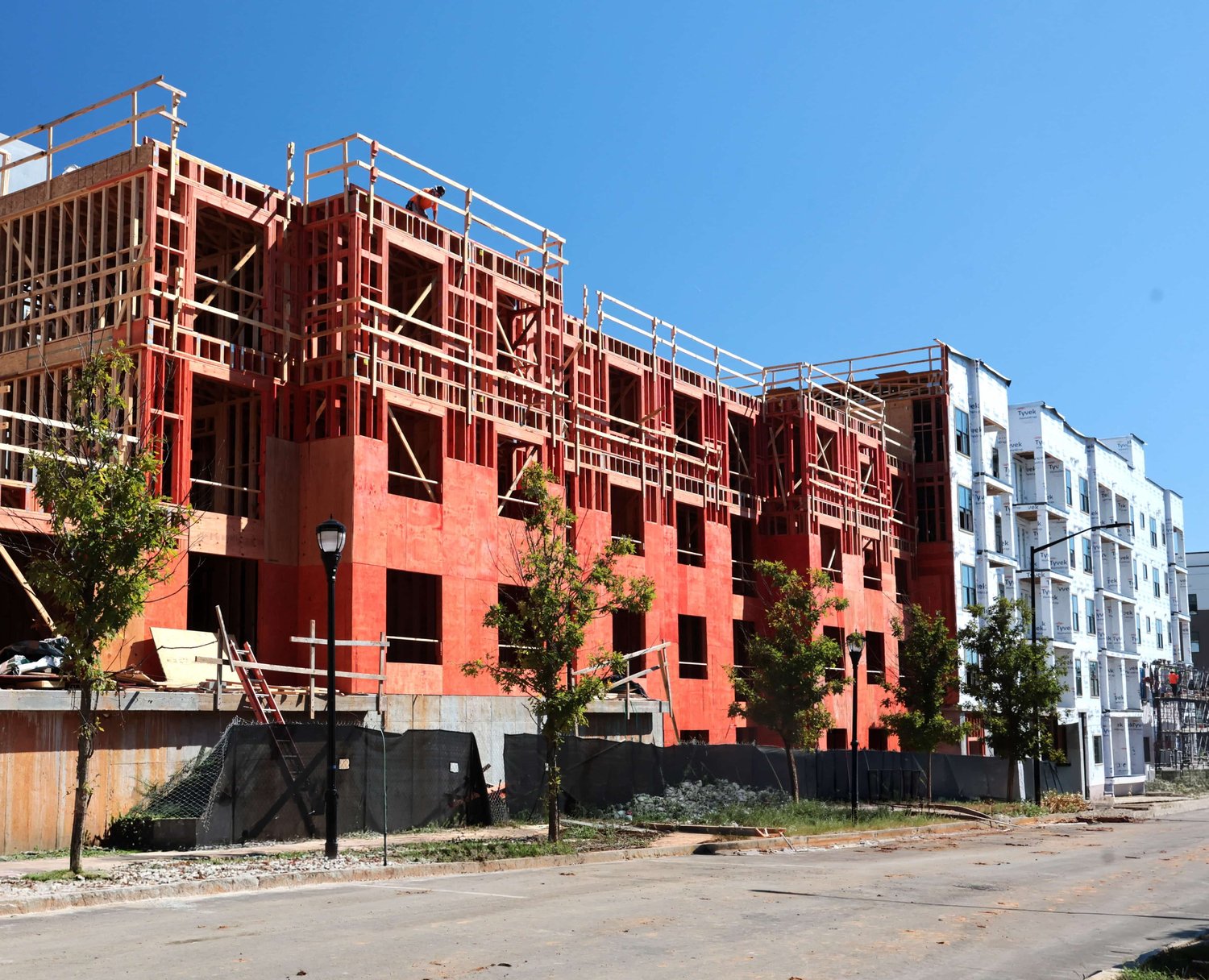Affordable housing under construction in Atlanta, funded through Atlanta Housing initiatives