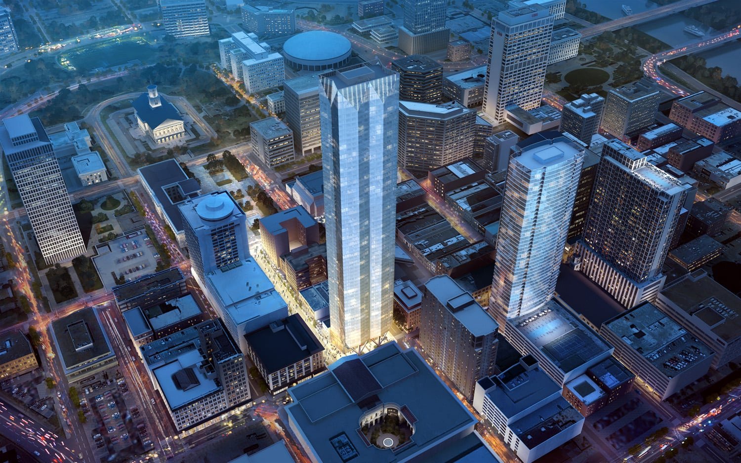 Rendering released of the new tallest building in Nashville