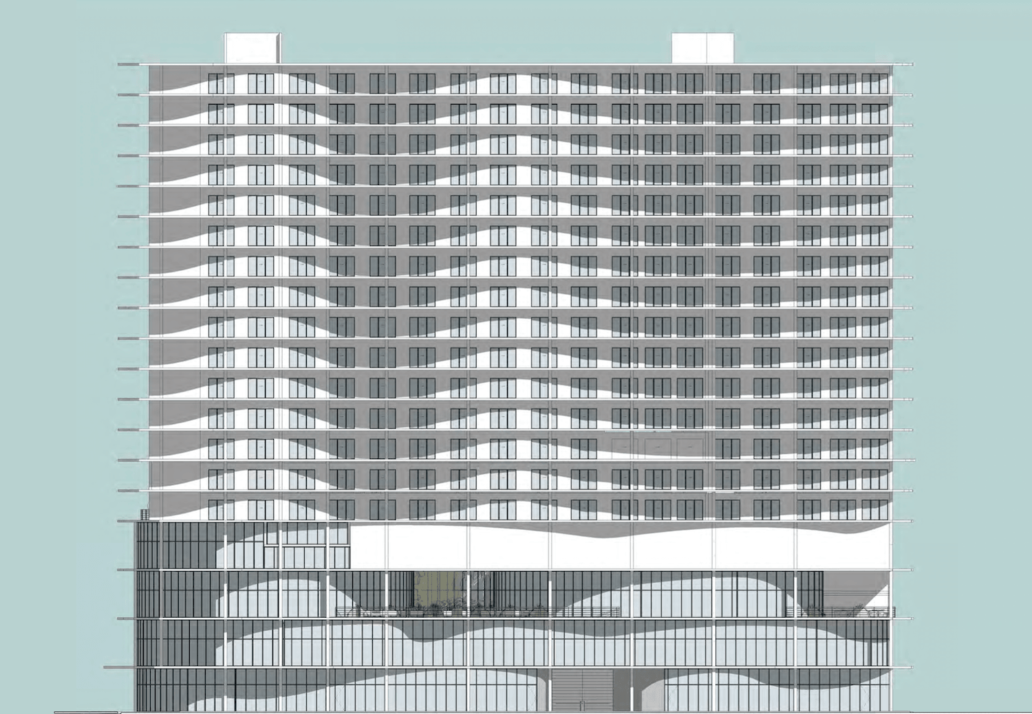 Pre-Application Filed for 19-Story Mixed-Use Workforce Housing Project At 9001 NW 7th Avenue Near West Little River - Florida YIMBY