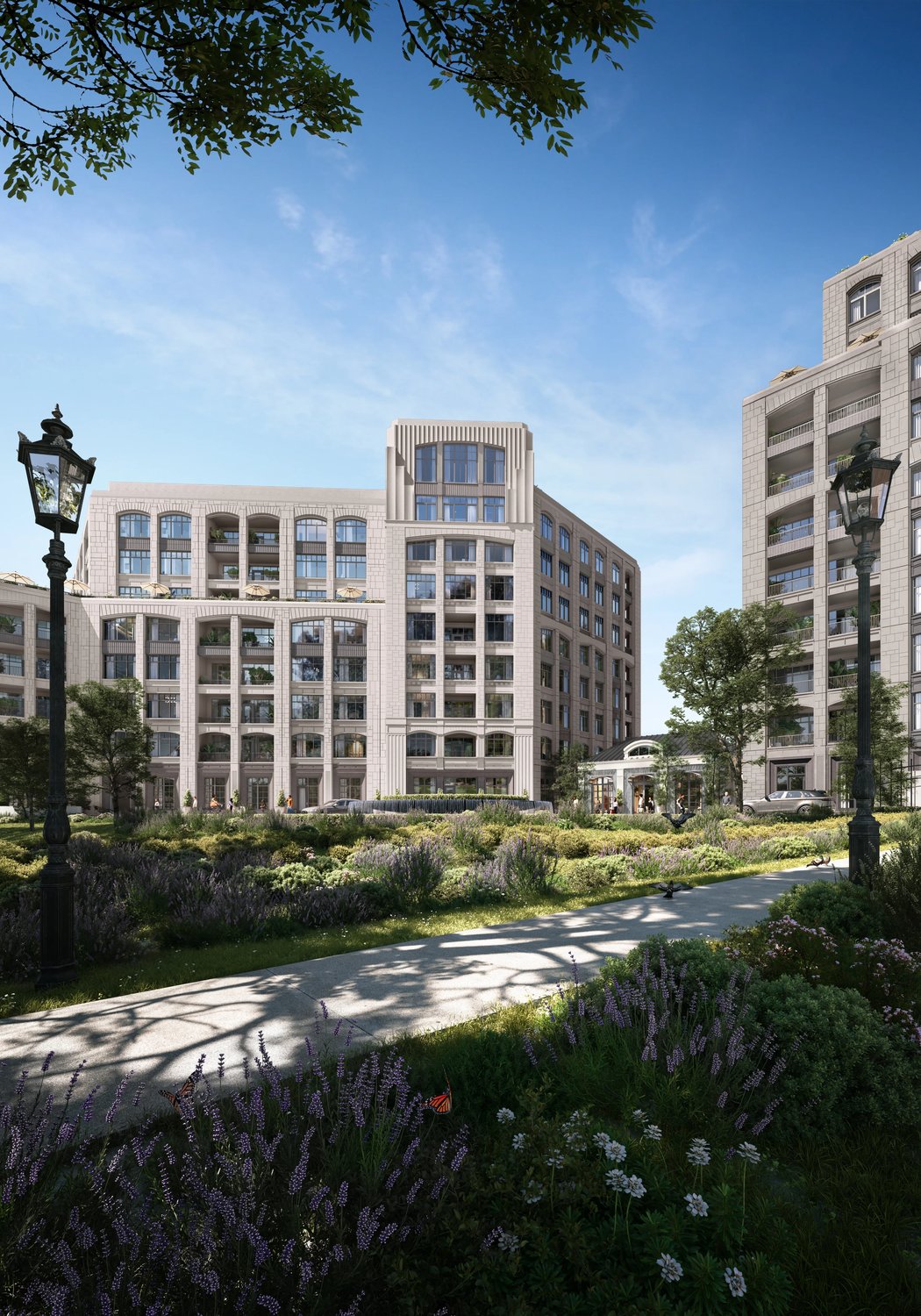 Rendering of The Residences at Belle Meade Village from the project's official site