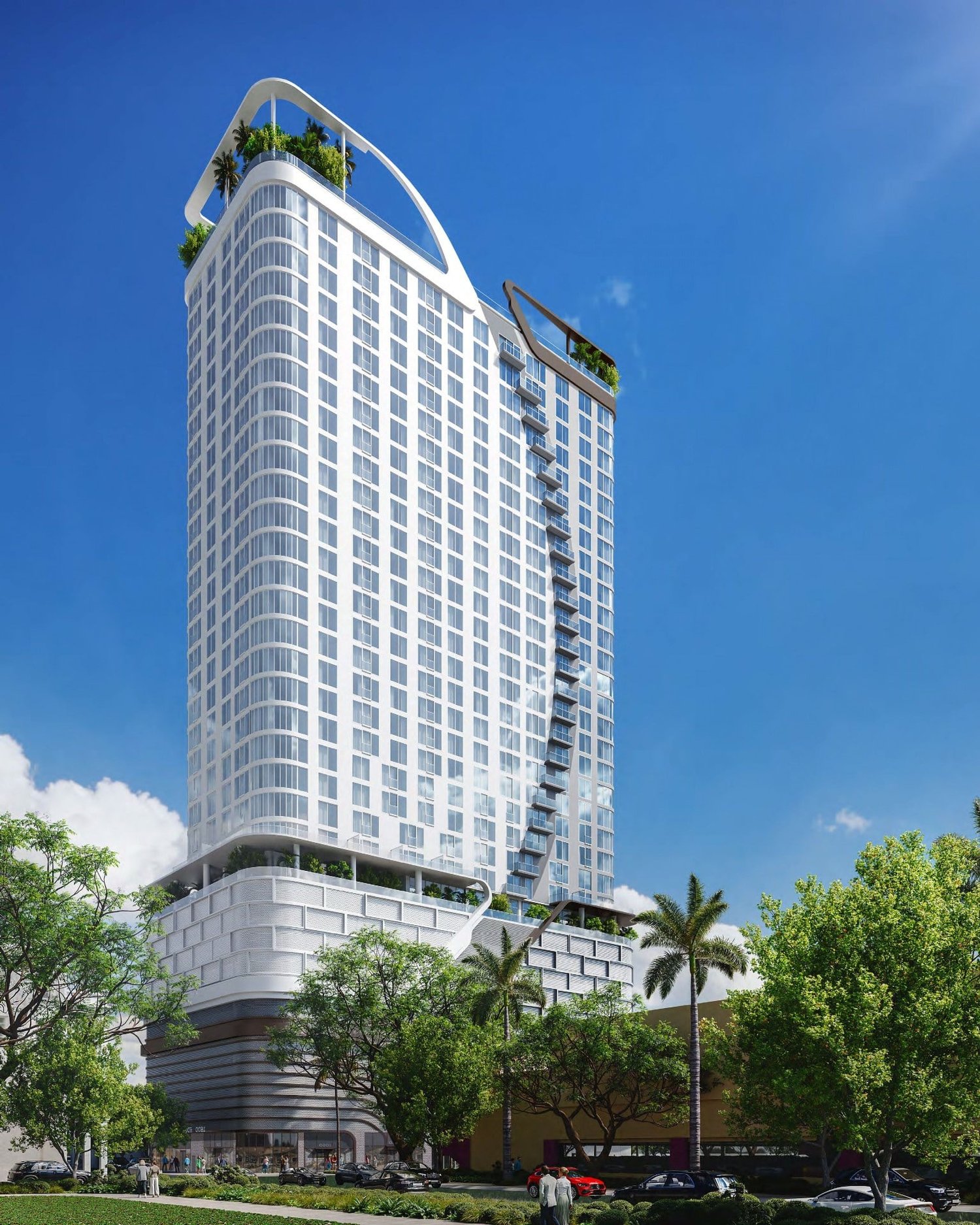 33-Story 1600 Edgewater Tower Proposed in Miami, Set for UDRB ...