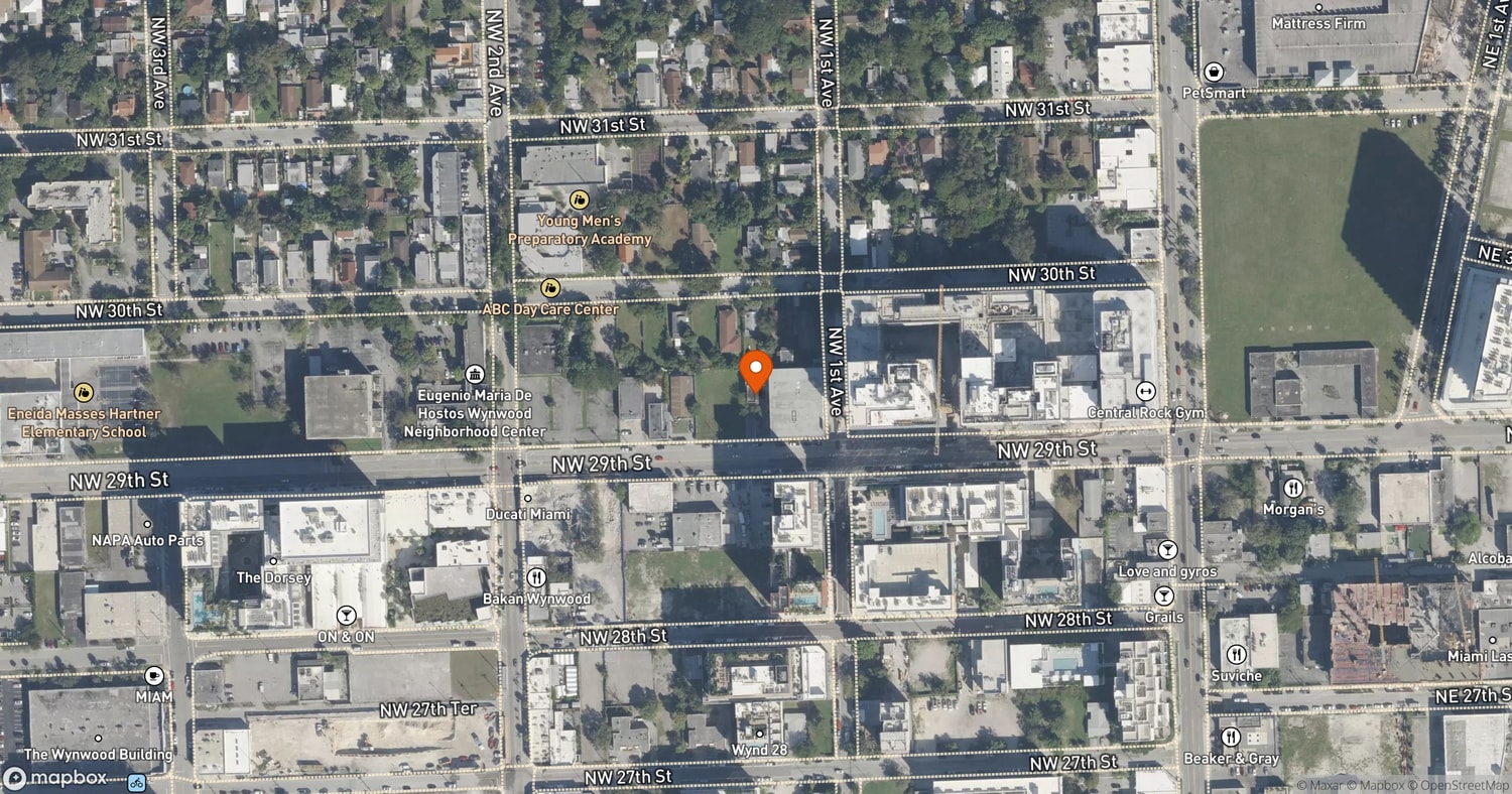Site of Frida Kahlo Wynwood Residences at 119 NW 29th Street, Miami, Wynwood