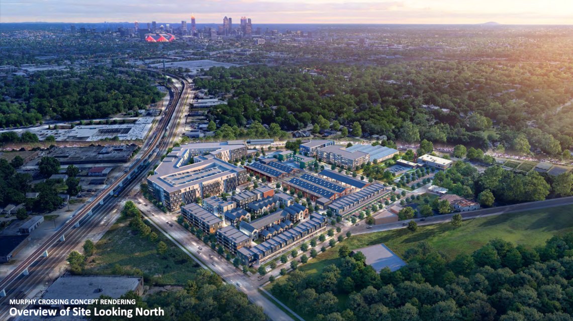 First look: New vision for Beltline project Murphy Crossing emerges | Urbanize Atlanta