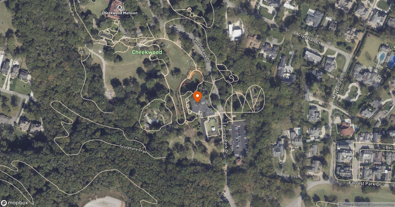 Site of Cheekwood Parking Pavilion & Welcome Plaza at 1200 Forrest Park Drive, Nashville, TN 37205