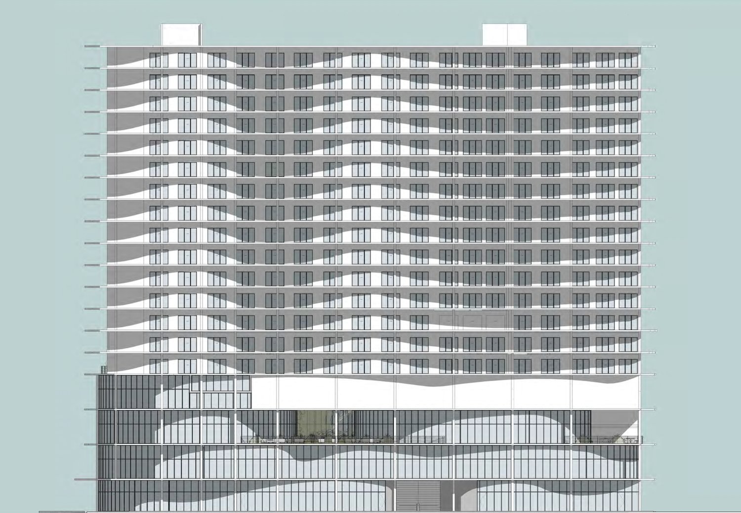Pre-Application Filed for 19-Story Mixed-Use Workforce Housing Project At 9001 NW 7th Avenue Near West Little River - Florida YIMBY