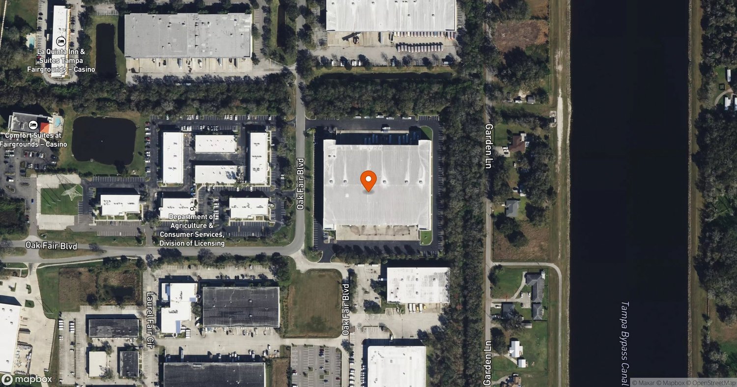 Site of 4543 Oak Fair Boulevard Warehouse (Interstate Business Park) at 4543 Oak Fair Boulevard, Tampa, FL 33610