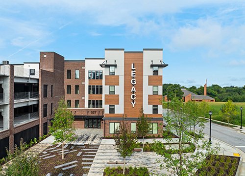 Legacy at Herndon Square, the completed Phase II building at 527 Herndon Square Ave