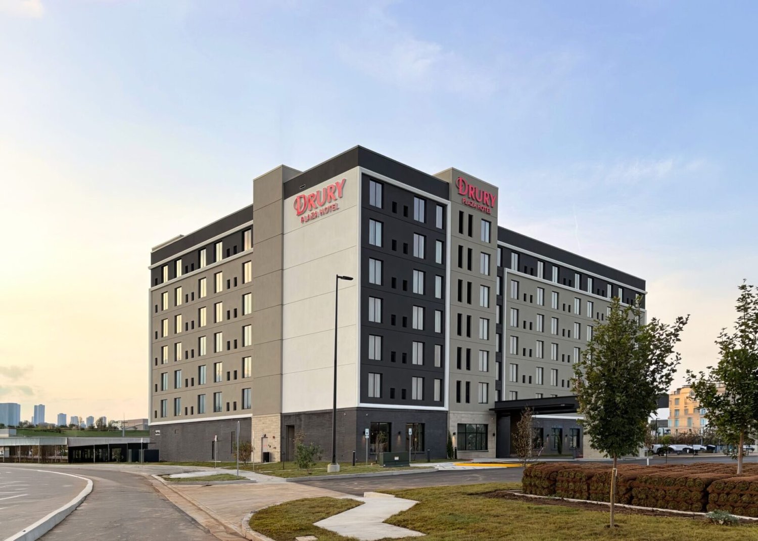 The completed Drury Plaza Hotel at Century Farms