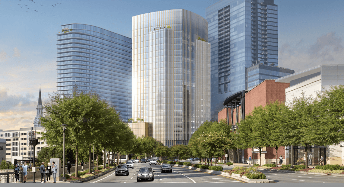 Visuals, details revealed for two-tower Peachtree Road ...
