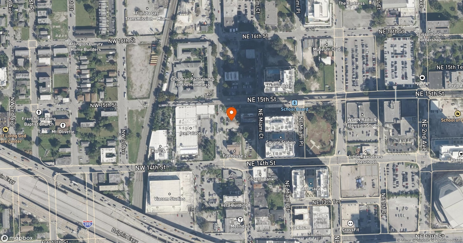 Site of Uni+Dos at 1445 N. Miami Ave, Miami, FL 33136