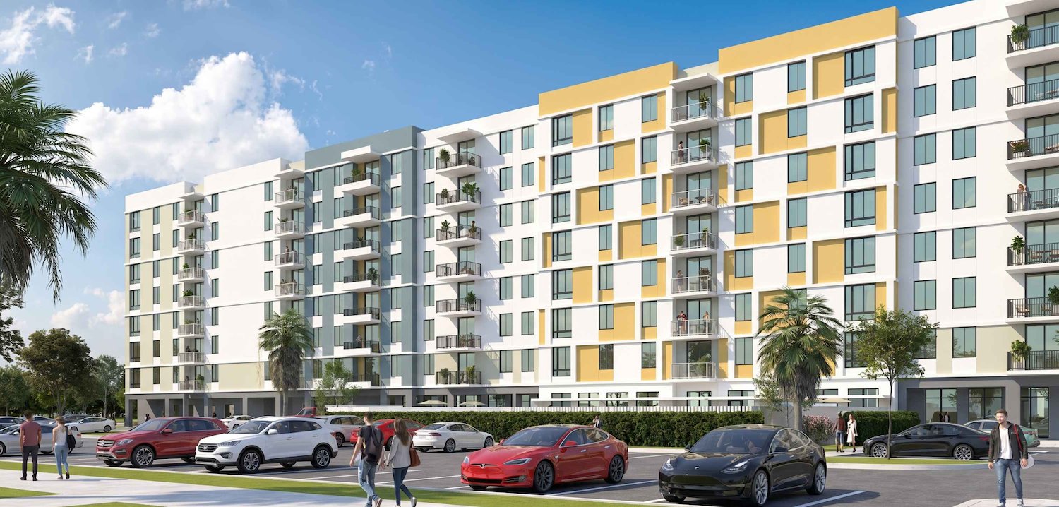 220-Unit Aura Living Apartments Proposed in Leisure City Area of South Miami-Dade County - Florida YIMBY