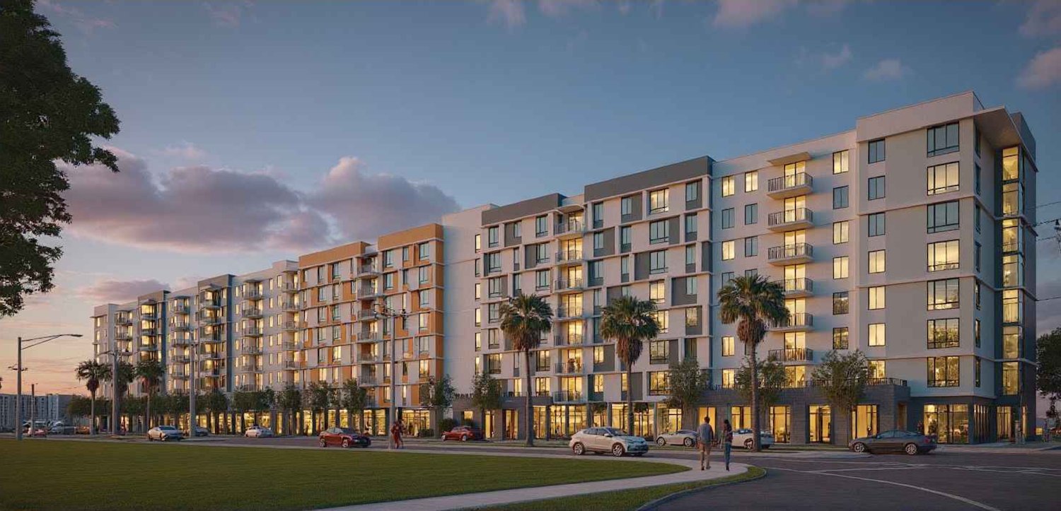 220-Unit Aura Living Apartments Proposed in Leisure City Area of South Miami-Dade County - Florida YIMBY