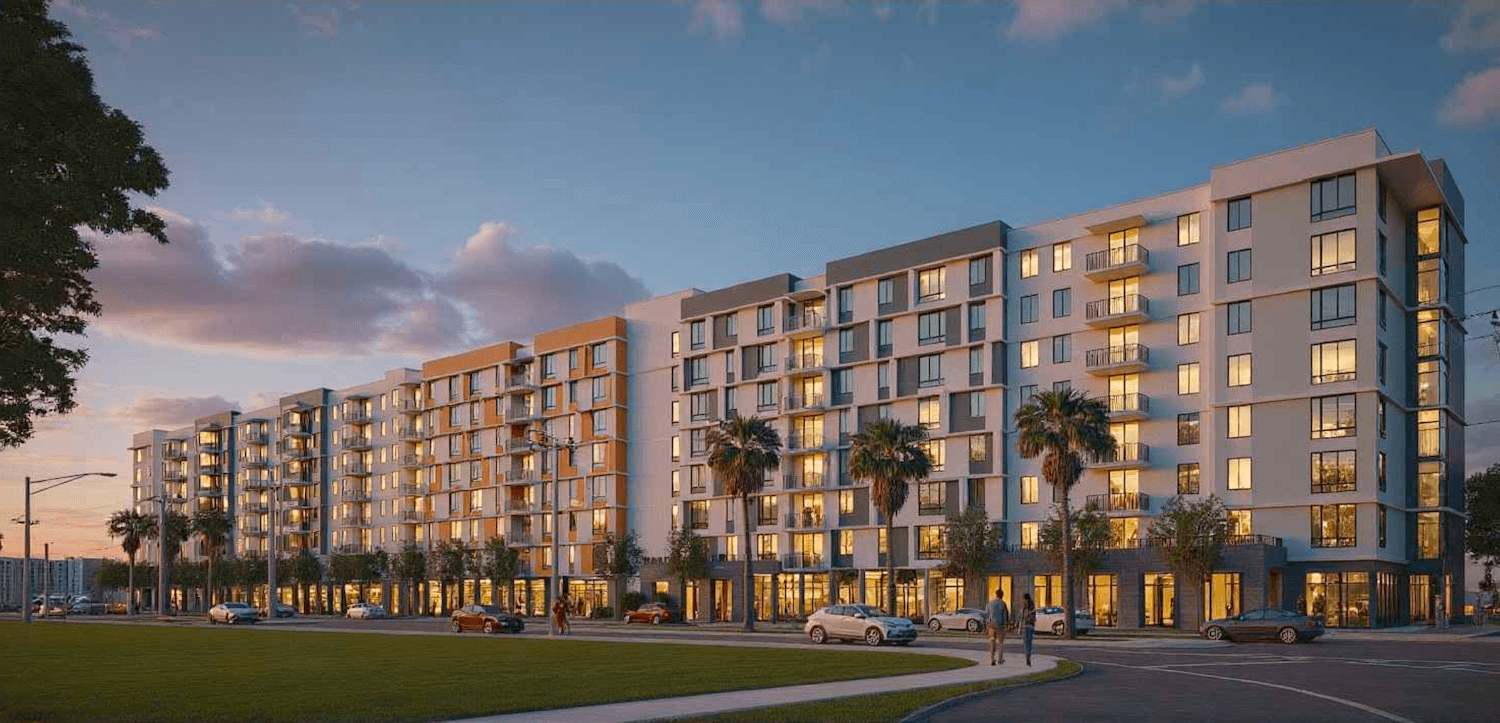 220-Unit Aura Living Apartments Proposed in Leisure City Area of South Miami-Dade County - Florida YIMBY