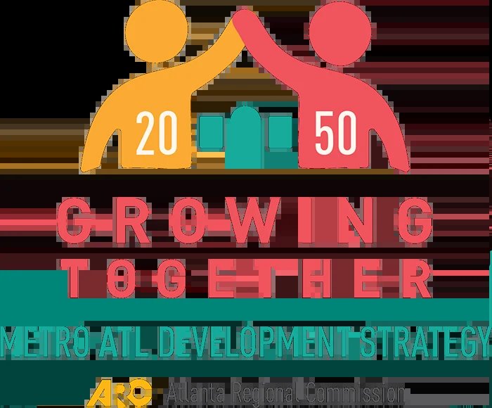Official branding for Growing Together: Metro ATL Development Strategy, the Atlanta Regional Commission's regional development plan through 2050
