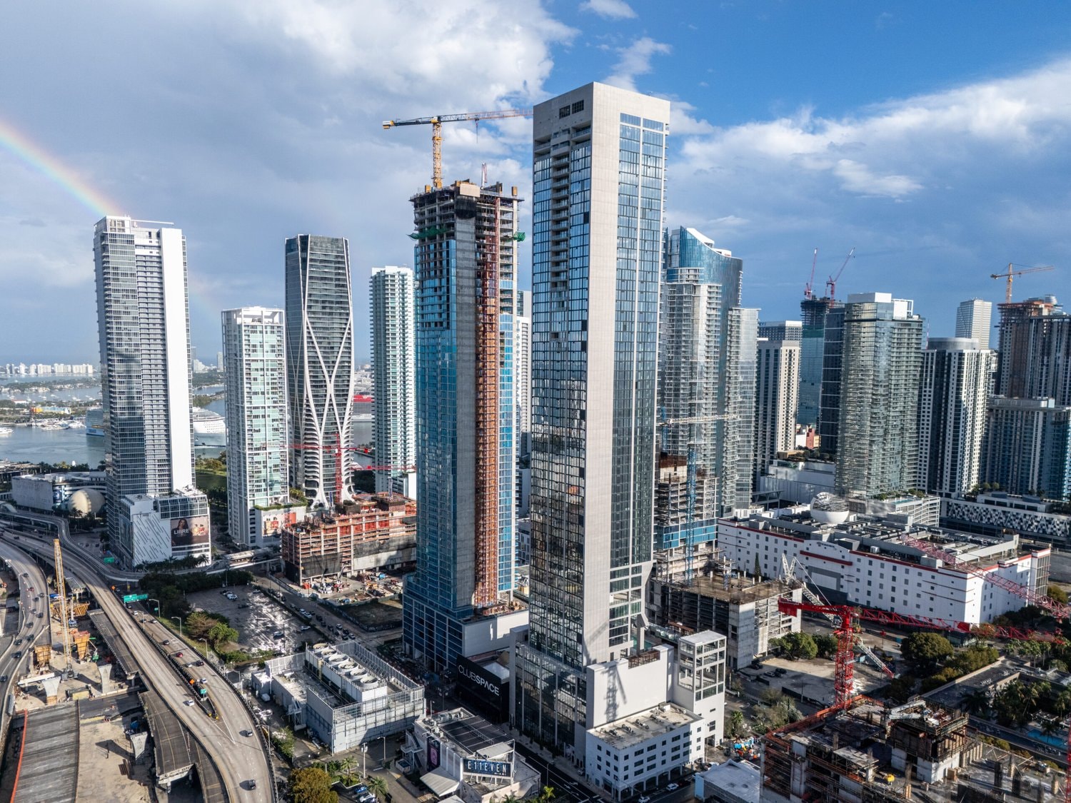 Construction Nears Topping Out on E11EVEN® Club Residences Beyond in Downtown Miami - Florida YIMBY
