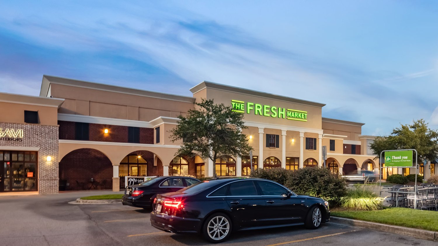 The Crossroads of Gallatin retail center, anchored by The Fresh Market