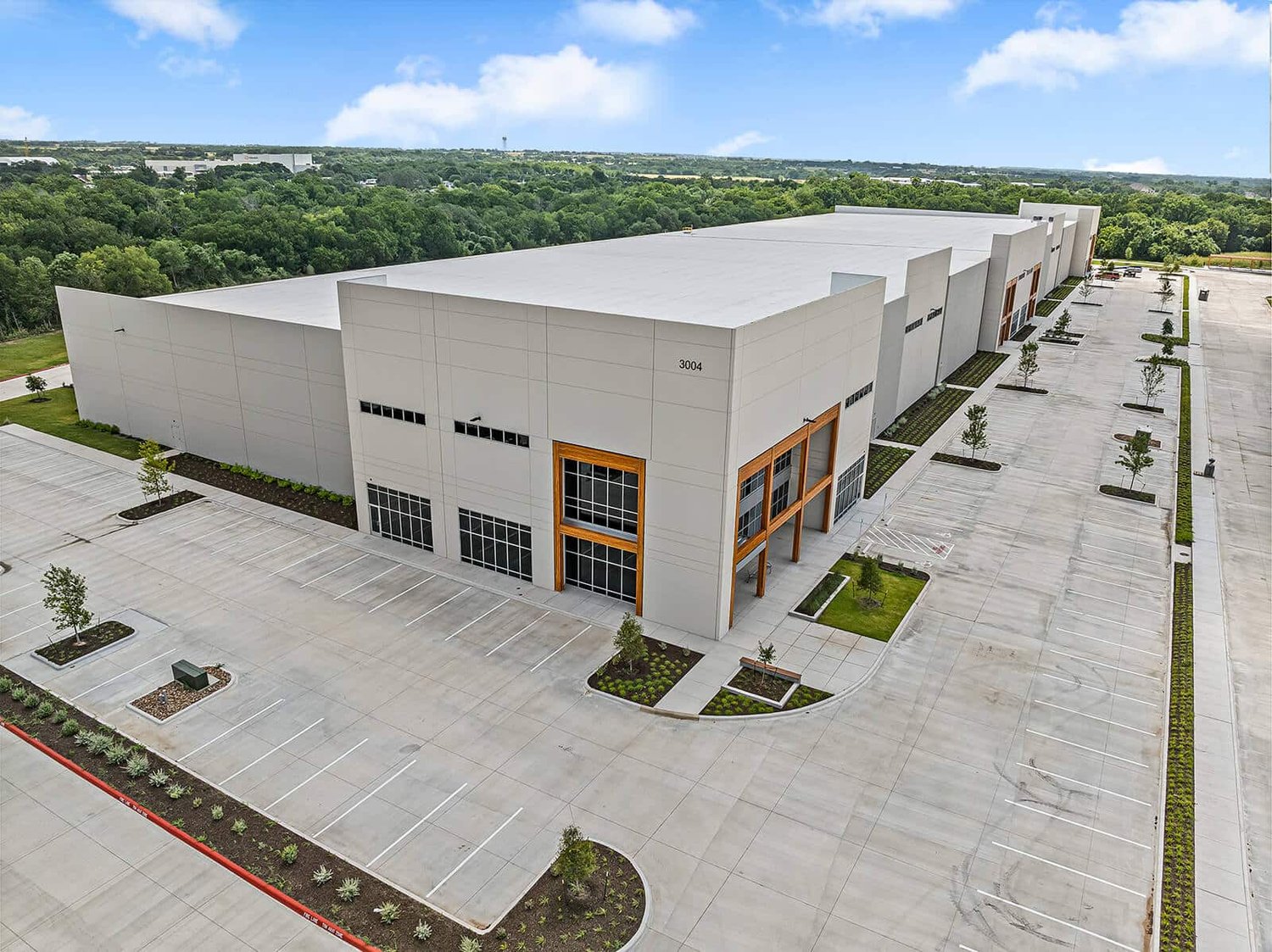 Completed warehouse building at Berry Creek Business Park