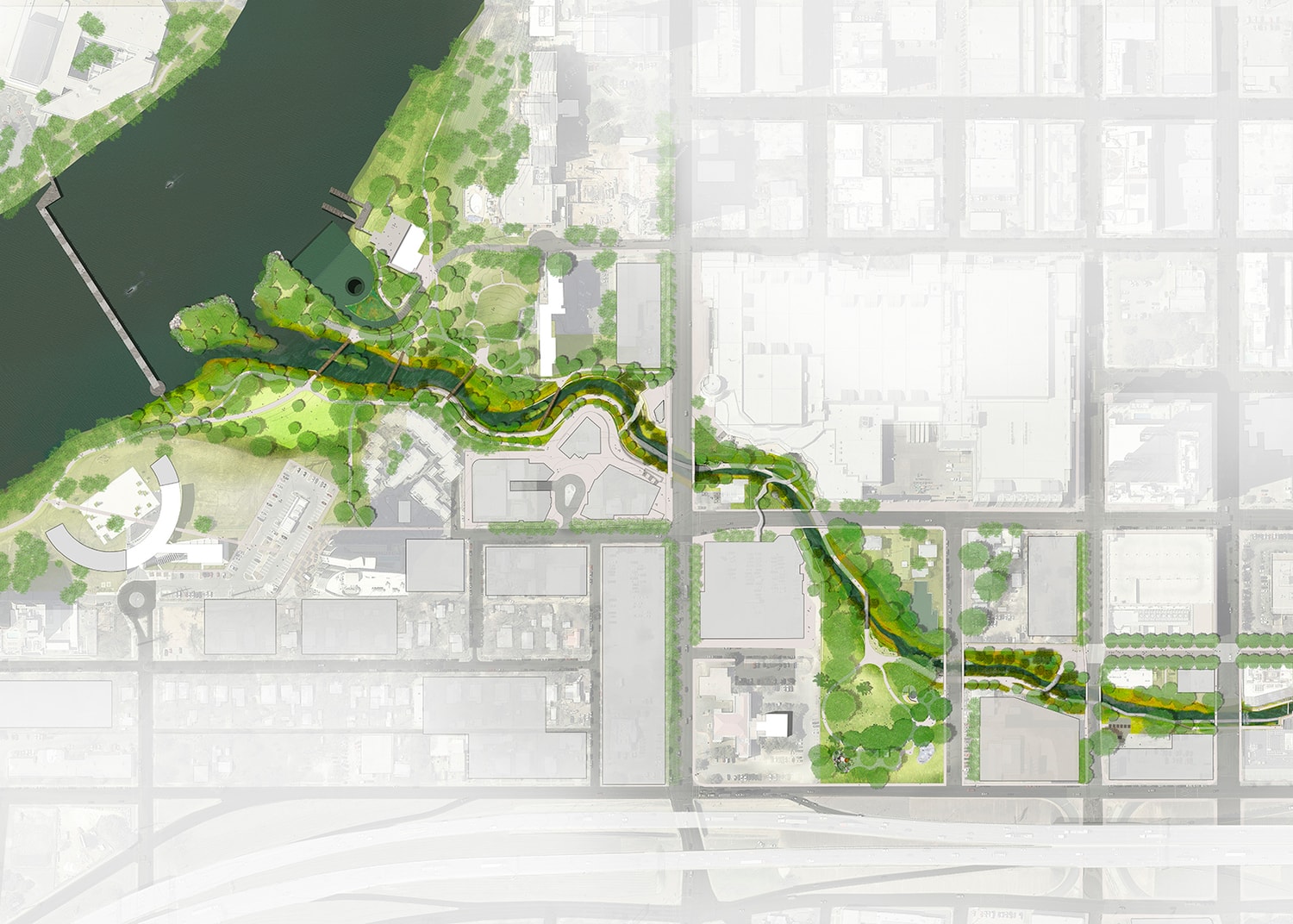 Michael Van Valkenburgh Associates Inc | The Confluence at ...